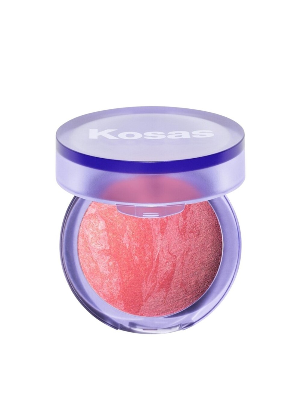 Kosas Blush is Life Baked Dimensional Brightening Blush in Hype Warm Poppy Pink